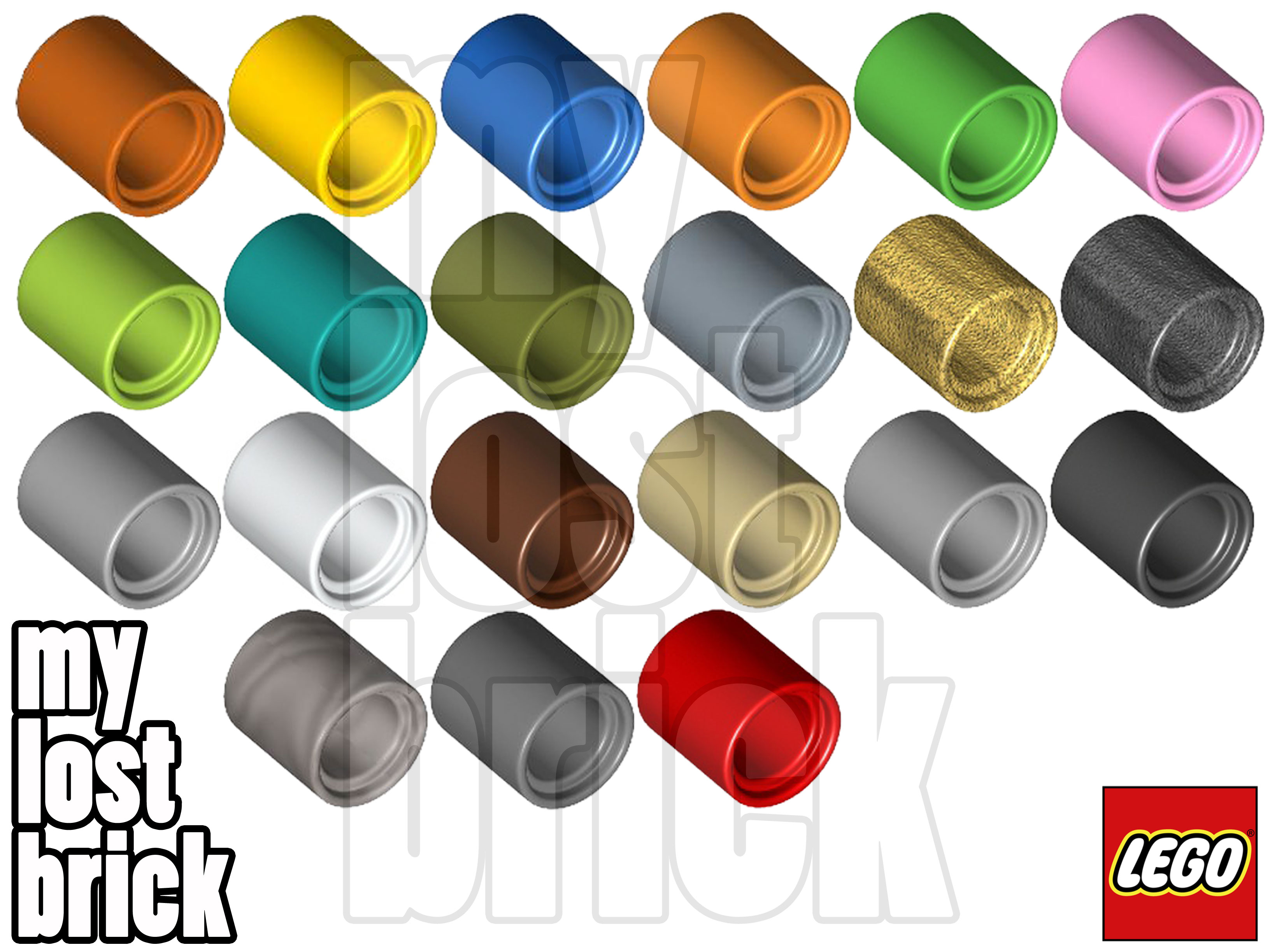 LEGO - Part 18654 - Technic Pin Connectors Round 1L +NEW +SELECT