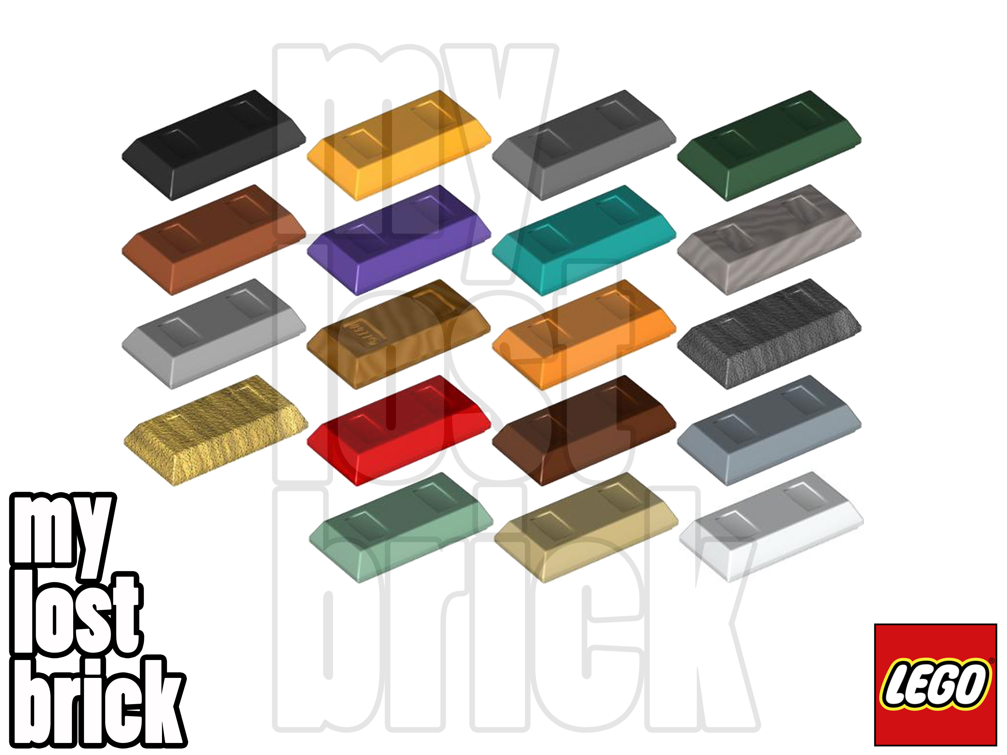 LEGO - Part 99563 - Ingot / Bar + NEW + SELECT COLOUR / QUANTITY